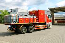Feuerwehr Neu-Isenburg MAN TGA WLF1 mit AB-Sonderlöschmittel (Florian Isenburg 1/66-1) am 21.05.22 bei einen Fototermin