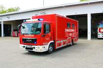 Feuerwehr Neu-Isenburg MAN TGL ELW2 des Kreis Offenbach (Florian Kreis Offenbach 12-1) am 21.05.22 bei einen Fototermin