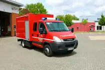 Feuerwehr Neu-Isenburg IVECO Daily GW-iIuK des Kreis Offenbach (Florian Kreis Offenbach 14-1) am 21.05.22 bei einen Fototermin
