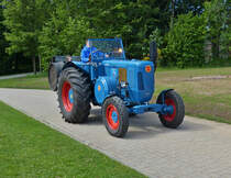 Lanz Bulldog, hat an der Rundfahrt bei dem Oldtimertreffen in Wintger teilgenommen. 29.05.2022   