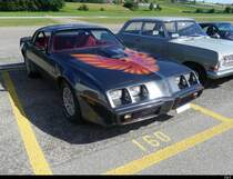 Pontiac Trans Am an der Oldtimer Ausstellung auf dem Flughafen Bleienbach am 29.05.2022