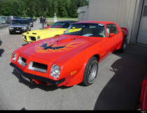 Pontiac Trans Am an der Oldtimer Ausstellung auf dem Flughafen Bleienbach am 29.05.2022