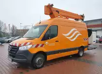 =MB Sprinter von RHOENENERGIE mit Hubsteiger, 03-2022