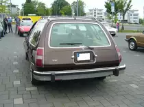 Heckansicht eines AMC Pacer Stationwagon Limited im Farbton sable brown aus dem Jahr 1979. Oldtimertreffen Heiligenhaus am 05.06.2022.