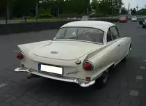 Heckansicht eines DKW Auto Union 1000 Sp Coupe. Oldtimertreffen Heiligenhaus am 05.06.2022.