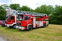 Feuerwehr Bad Schwalbach MAN DLK 23/12 am 21.05.22 beim Tag der offenen Tür