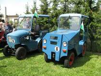 Diese Pomen-Schlepper waren bei einem Hoffest in Brandis ausgestellt, 09.05.09