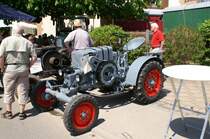 Das Einzelstck aus dem Hause Kramer vom Typ Eidechse Baujahr 1942 beim groem Kramertreffen am 11. Mai 2008 in Gutmadingen.