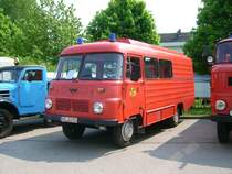 Robur Mehrzweckkasten hier in der Ausfhrung Grubenwehr, beim Oldtimertreffen in Hartmannsdorf am 1.Mai 2009