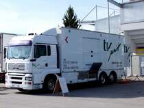 MAN_TG410A bertragungswagen der TV-unit anlsslich des Bundesligaspieles SVR-RIED  SV-Mattersburg; 090509