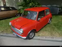 Mini an der Oldtimer Ausstellung auf dem Flughafen Bleienbach am 29.05.2022