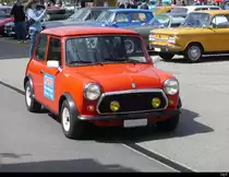 Mini an der Oldtimer Ausstellung auf dem Flughafen Bleienbach am 29.05.2022