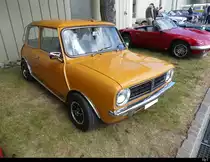 Mini 1275 GT an der Oldtimer Ausstellung auf dem Flughafen Bleienbach am 29.05.2022