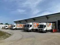 MAN TGL von Ölz in einem Gewerbegebiet in Oberösterreich, Juni 2022