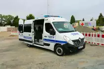 THW Darmstadt Renualt Master Führungsstelle am 04.06.22 beim Tag der offenen Tür des THW