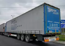 =MB Actros 1642 von Transport JERMAN steht auf einem Rastplatz an der A 7, 04-2022