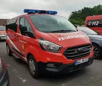 =Ford Transit als MTW der Feuerwehr BÜTZOW steht anl. vom Internationalen Jugendfeuerwehr-Wettbewerb 2022 in 36100 Petersberg, Mai 2022