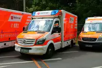 Malteser Mercedes Benz Sprinter RTW am 04.06.22 in Frankfurt am Main