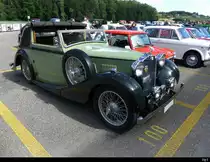 MG Oldtimer an der Oldtimer Ausstellung auf dem Flughafen Bleienbach am 29.05.2022