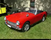 MG an der Oldtimer Ausstellung auf dem Flughafen Bleienbach am 29.05.2022