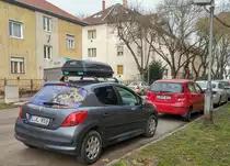 Rückansicht: Peugeot 207. Foto: 02.2021.