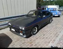 Ford Capri 2.8 an der Oldtimer Ausstellung auf dem Flughafen Bleienbach am 29.05.2022