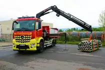 Feuerwehr Ingelheim Mercedes Benz Arocs WLF2 am 05.06.22 beim Tag der offenen Tür