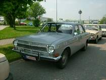 Wolga M24 im hartmannsdorfer Gewerbegebiet zum Oldtimertreffen am Nutzfahrzeugmuseum