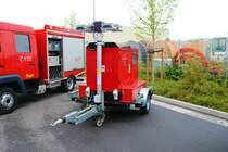 Feuerwehr Ingelheim Lichtanhänger am 05.06.22 beim Tag der offenen Tür