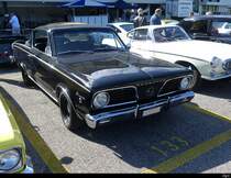 Plymouth Barracuda an der Oldtimer Ausstellung auf dem Flughafen Bleienbach am 29.05.2022