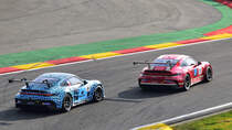 #38 Sébastien DUSSOLLIET und die #13 Alexander TAUSCHER Fahrzeug: Porsche 911 GT3 Cup(992), Model 2022. Porsche Carrera Cup France im Rahmenprogramm, der FIA WORLD ENDURANCE CHAMPIONSHIP 2022 / 6 HOURS OF SPA-FRANCORCHAMPS 7.Mai 2022