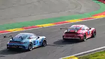#38 Sébastien DUSSOLLIET und die #13 Alexander TAUSCHER Fahrzeug: Porsche 911 GT3 Cup(992), Model 2022. Porsche Carrera Cup France im Rahmenprogramm, der FIA WORLD ENDURANCE CHAMPIONSHIP 2022 / 6 HOURS OF SPA-FRANCORCHAMPS 7.Mai 2022