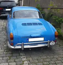Heckansicht eines VW Typ 14 Karmann-Ghia Coupe. Bamberg am 31.05.2022.