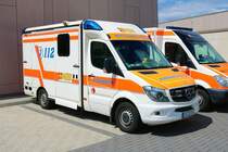 ASB Eschborn Mercedes Benz Sprinter RTW am 11.06.22 in Eschborn beim der offenen Tür der Feuerwehr