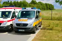 ASB Eschborn Mercedes Benz Sprinter MTW am 11.06.22 in Eschborn beim der offenen Tür der Feuerwehr