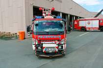 Feuerwehr Eschborn Mitsubishi Fuso USF am 11.06.22 in Eschborn beim der offenen Tür