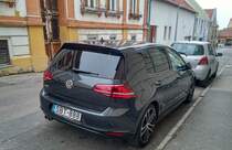 Rückansicht: VW Golf VII GTD. Foto: Februar 2021.