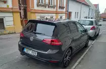 Rückansicht: VW Golf VII GTD. Foto: Februar 2021.