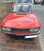 Frontansicht eines Lancia Fulvia Coupe 1.3S der Seria 3. Bamberg am 31.05.2022.