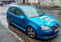 Diesen getunter VW Golf V habe ich in Dezember 2020 fotografiert.