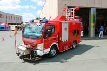 Feuerwehr Eschborn Mitsubishi Fuso USF am 11.06.22 in Eschborn beim der offenen Tür