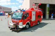 Feuerwehr Eschborn Mitsubishi Fuso USF am 11.06.22 in Eschborn beim der offenen Tür