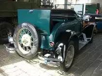 Heckansicht eines Ford Model A Roadster Standard. Oldtimertreffen an der  Alten Dreherei  in Mülheim an der Ruhr am 18.06.2022.
