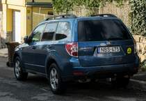Rückansicht: Subaru Forester Mk3. Foto: 11.2020.