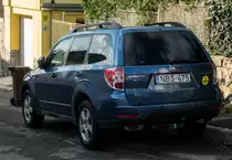 Rückansicht: Subaru Forester Mk3. Foto: 11.2020.