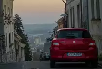 Rückansicht: Suzuki Swift fünfte Generation  Bruning Red . Foto: 11.2020.