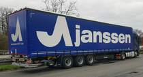 =Volvo FH mit einem Auflieger der Spedition JANNSEN1877, 04-2022