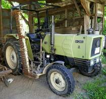 Hürlimann H 345, Ackerschlepper aus der Schweiz, wurde gebaut von 1982-86, 3-Zyl.Diesel, 2714ccm, 48PS, Juni 2022