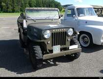 Willys an der Oldtimer Ausstellung auf dem Flughafen Bleienbach am 29.05.2022