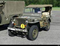 Willys an der Oldtimer Ausstellung auf dem Flughafen Bleienbach am 29.05.2022